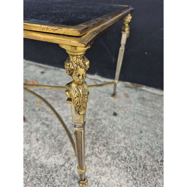 Neoclassical Vintage Maison Jansen Style Coffee Table For Sale - Image 3 of 6