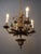 An extraordinary historical flemish-type chandelier, originally intended for oil lighting, probably from the 18th century,...
