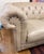 English Bernhardt Camel Tan Leather Tufted Chesterfield With Nailheads For Sale - Image 3 of 8