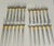 Metal 1990s Pfaltzgraff Golden Crossroads Stainless Steel Flatware - 61 Piece Set For Sale - Image 7 of 18