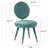 2020s Kylie Sea Blue Velvet Dining Chair For Sale - Image 5 of 7