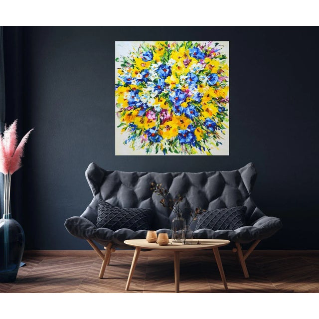 Flowers. Summer.Modern Original Hand Painting. Arts Bound For Sale - Image 10 of 11
