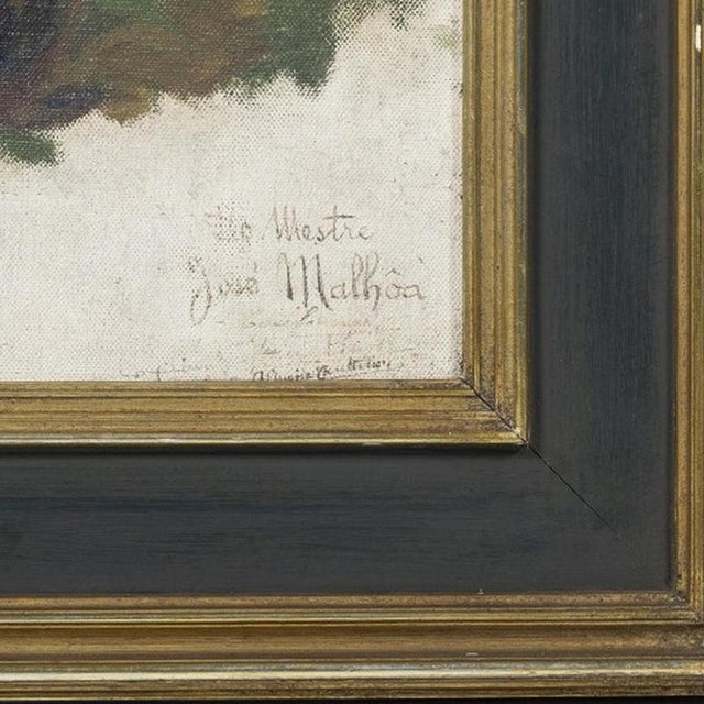 Jose Malhoa, Landscape, Oil on Canvas For Sale - Image 5 of 6