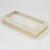 1970s Philippe Cheverny Style Geometric Lucite and Gilded Metal Box, circa 1970 For Sale - Image 5 of 12