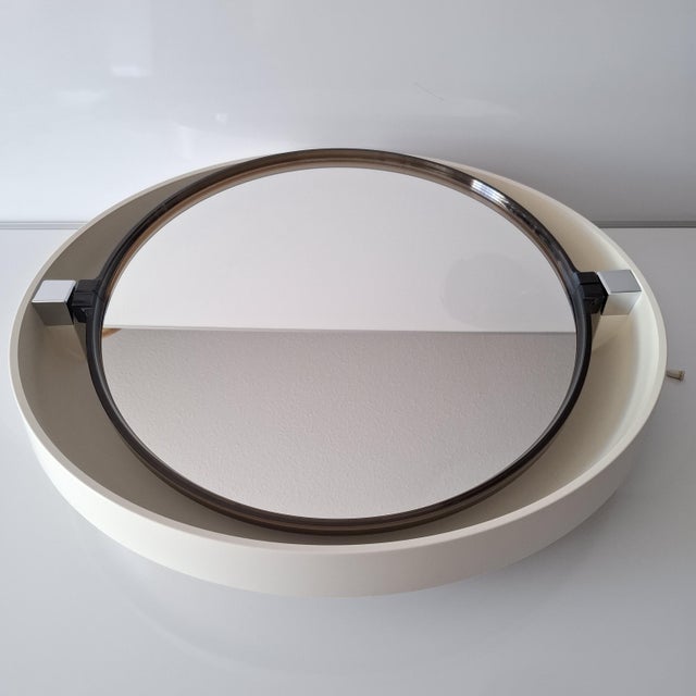 1970s Model A 41 Illuminated Wall Mirror from Allibert, Germany, 1970s For Sale - Image 5 of 18