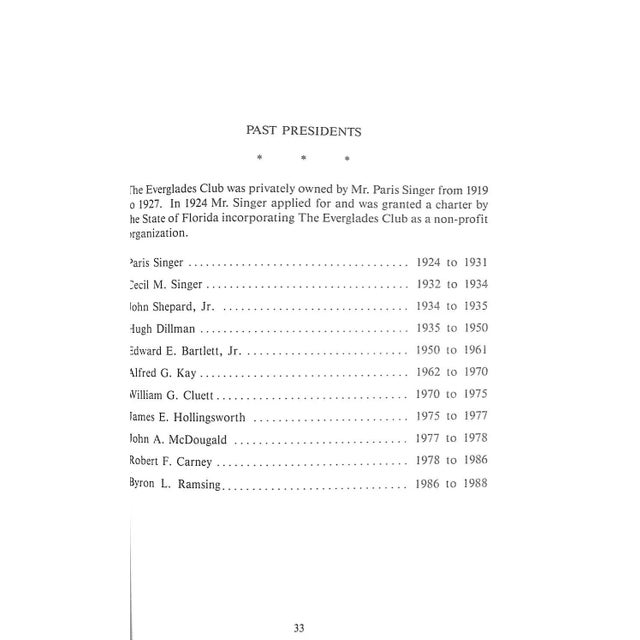 Paper The Everglades Club 1991-1992 Members Annual For Sale - Image 7 of 11