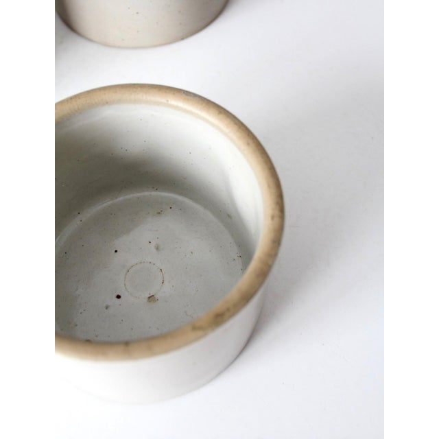 Vintage Stoneware Crocks Set of 3 For Sale - Image 11 of 13