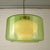 Green Large Green and Opaline Glass Pendant, 1960s For Sale - Image 8 of 9