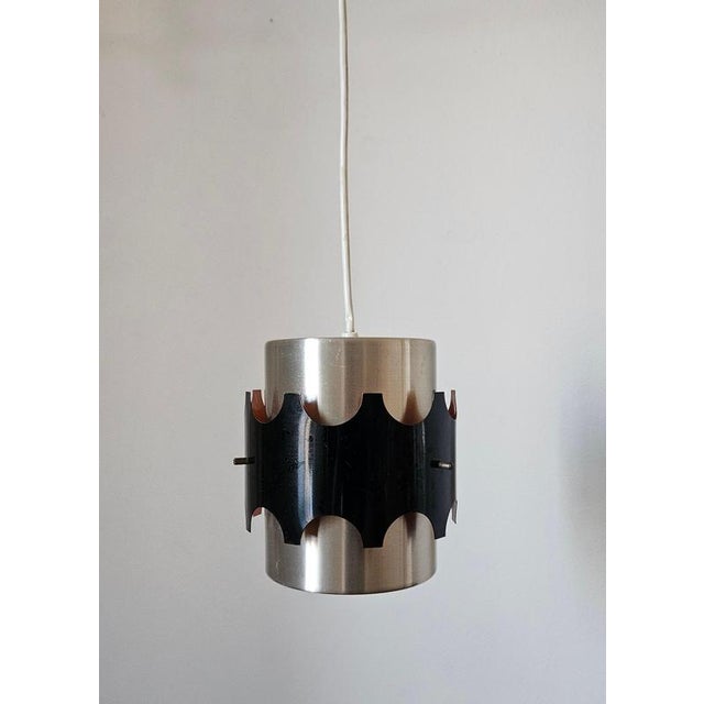 Vintage Pendant Lights in the style of Jo Hammerborg, 1970s, Set of 3 For Sale - Image 6 of 16