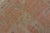 Antique Turkish Oushak Rug in Coral, Ivory and Soft Blue Accents For Sale - Image 13 of 13