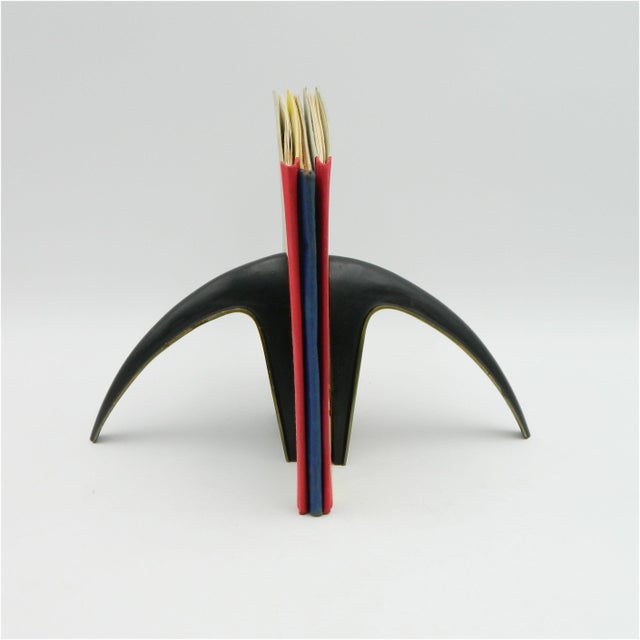 Mid-Century Modern Modern Brass Bookends by Richard Rohac, 1950s, Set of 2 For Sale - Image 3 of 13