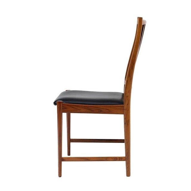 Gold Dining Table and Chairs Darby attributed to Torbjørn Afdal for Bruksbo Norway, 1960s, Set of 11 For Sale - Image 8 of 14