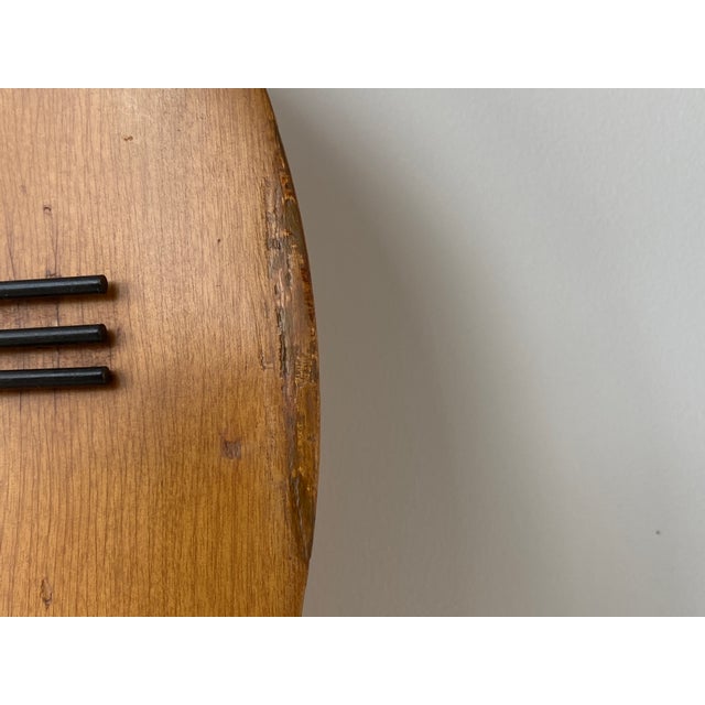 Chestnut Vintage Mid Century George Nelson #4758 Wall Clock For Sale - Image 8 of 10