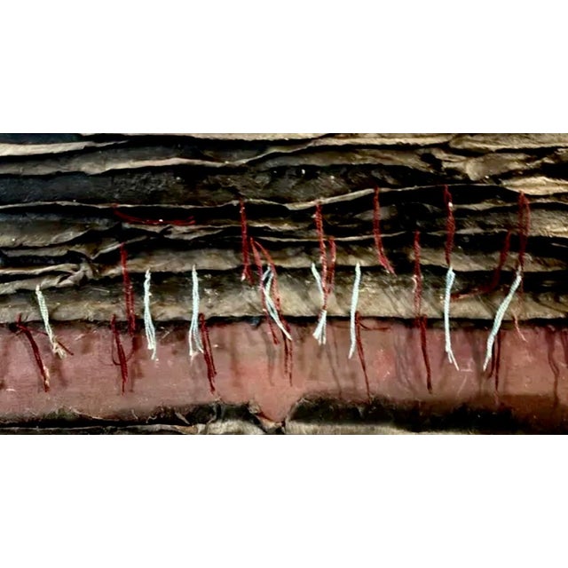 Wood Large Mid Century Greg Copeland, Christine Alfery - 3 Dimensional Mixed Media Painting - Signed For Sale - Image 7 of 18