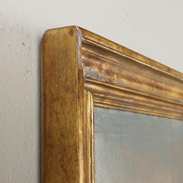 Winter Landscape, Oil on Canvas, 19th Century For Sale - Image 9 of 11