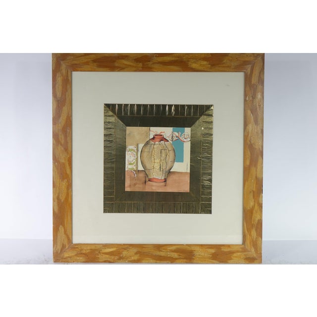 Still Life, Large Print of an Original Mixed Media Piece, Signed – 39” x 39” Make a bold statement with this large,...