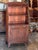 19th Century English Mahogany Waterfall Bookcase With Cupboard Base For Sale - Image 6 of 12