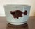 Antique 19th Century Chinese Crackle Glaze Celadon Brush Pot or Cachepot With Oxblood Fish Design For Sale - Image 4 of 10