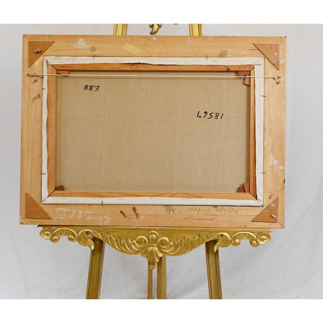 Flemish Artist, Winter Landscape, Oil Painting, Framed For Sale - Image 11 of 12