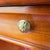 Wood Vintage Lexington French Country / Louis Philippe Cherry 5 Drawer Writing Desk With Bookcase Top For Sale - Image 7 of 18