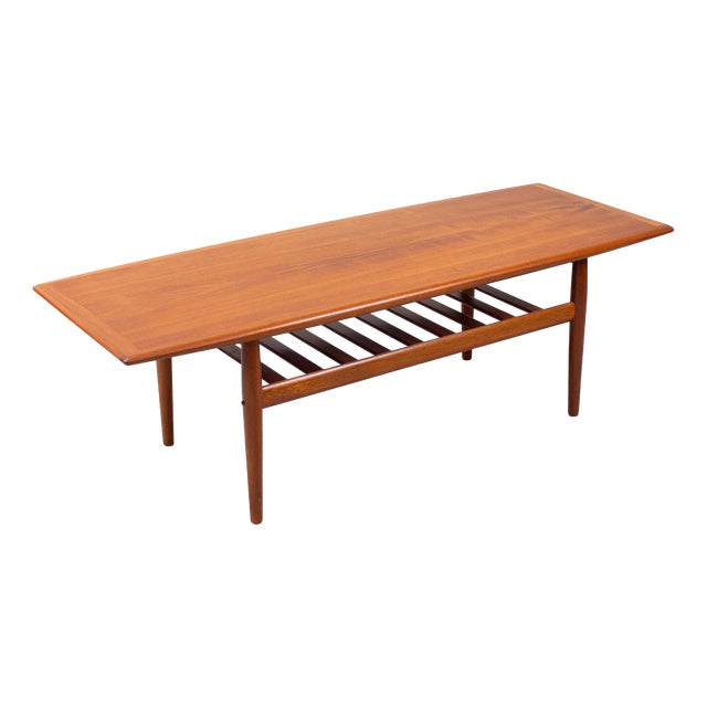 Mid-Century Danish Coffee Table in Teak by Grete Jalk for Glostrup, 1960s For Sale
