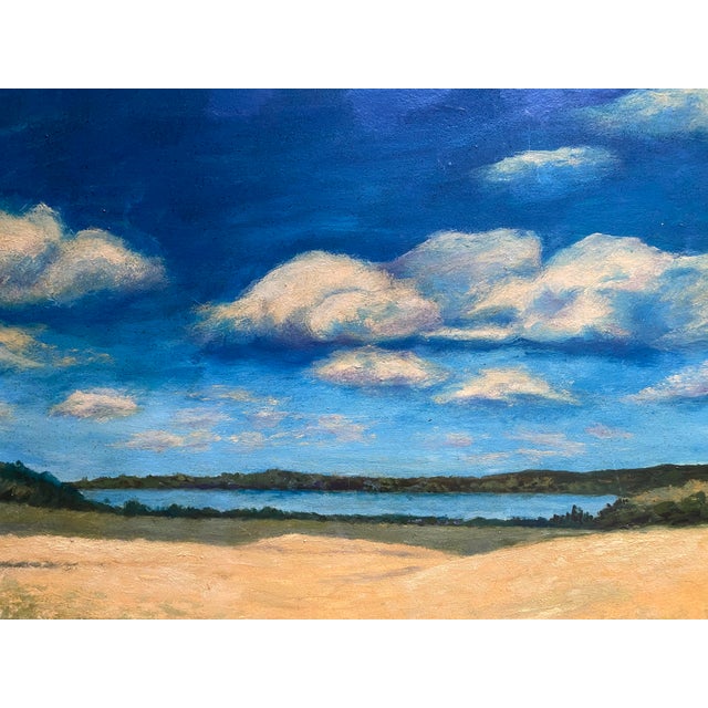 This bright and beautiful oil on board painting by this listed artist is looking for a new home! It is probably one of her...