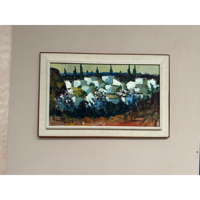 Tage Gavik, Almuñécar, Spain, 1960s, Oil on Canvas, Framed For Sale - Image 7 of 18