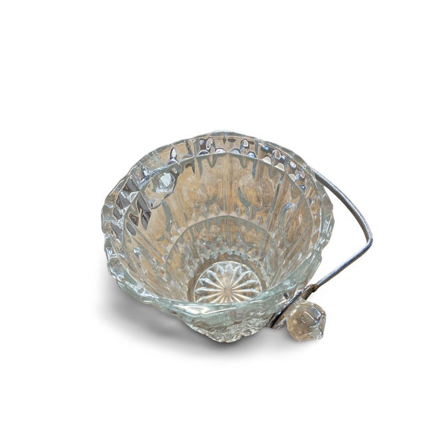 Art Deco Cut Glass Ice Bucket, 1930 For Sale - Image 3 of 11