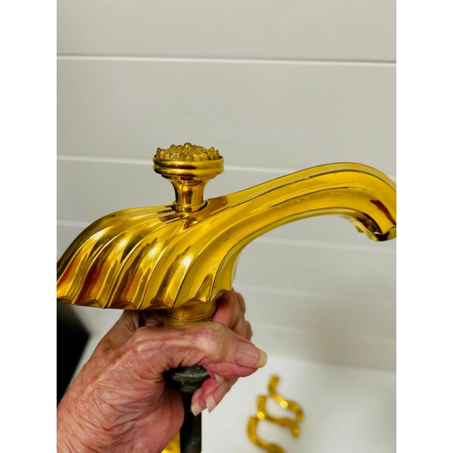 Sherle Wagner Sink and Tub Faucet Set For Sale - Image 12 of 12