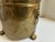 Vintage Brass Jardinière With Lion Handles and Claw Feet - Indoor Planter For Sale - Image 6 of 16