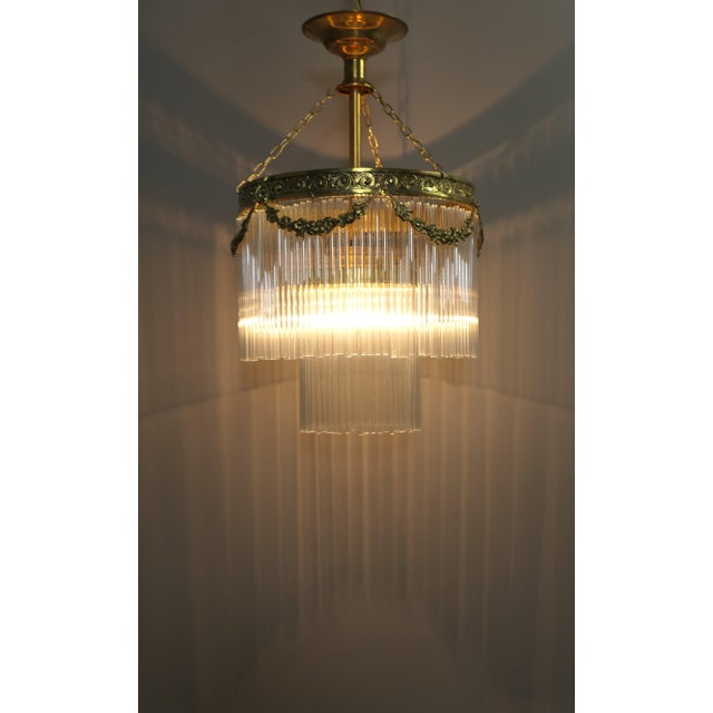 Vintage French Free-Hanging Living Room Lamp, 1890s For Sale - Image 5 of 9