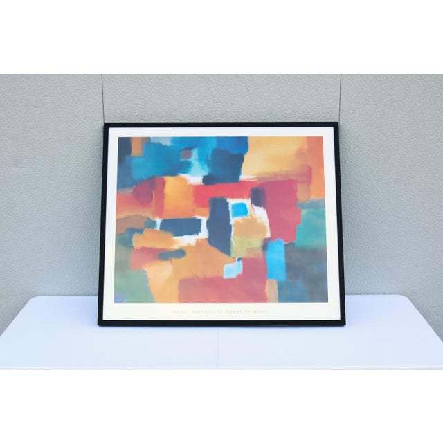 Contemporary Nancy Ortenstone Fields of Music Abstract Expressionism Artwork Print, Framed For Sale - Image 3 of 15
