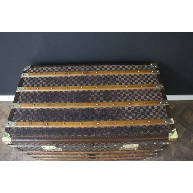Antique Moynat Trunk, 1910 For Sale - Image 9 of 18