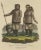 This original hand-colored engraving for sale is a historical print, depicting two indigenous individuals, likely Inuit,...
