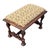 Antique 19th C. French Walnut Upholstered Bench –Hand Carved, Restored & Quality For Sale - Image 10 of 16