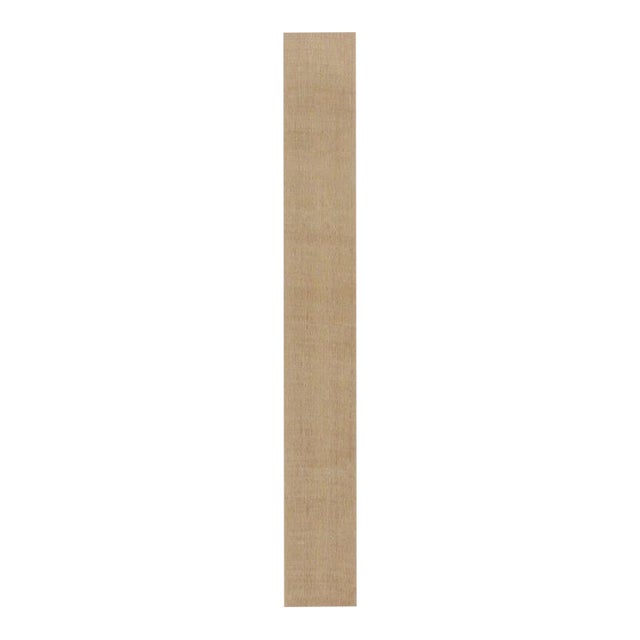 Rug & Kilim’s Modern Textural Extra-Long Runner Rug in Beige-Brown & Cream Tones - 2'7" X 20' For Sale