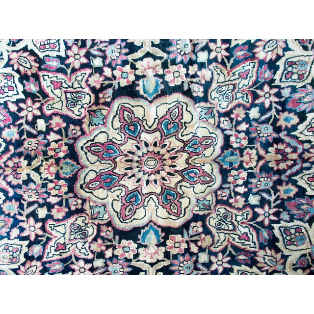 Late 19th Century Persian Lavar Kirman Rug For Sale - Image 13 of 15