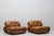 Soriana Armchairs in Leather by Afra and Tobia Scarpa for Cassina, 1969, Set of 2 For Sale - Image 15 of 16