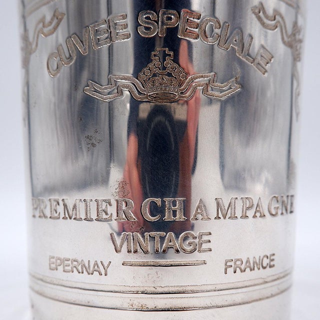 Silver Plated Champagne Bottle from Parks of London For Sale - Image 5 of 16