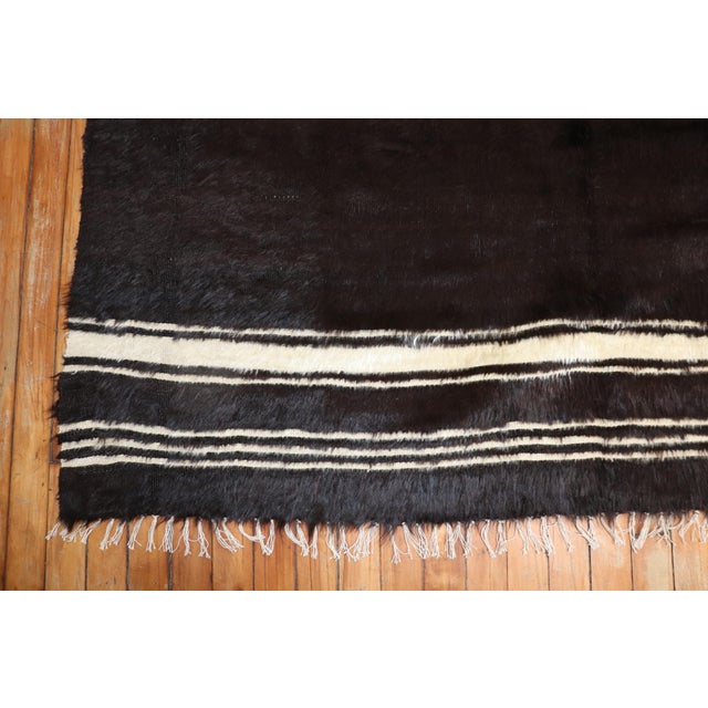 Late 20th Century Mohair Rug - 5' x 6'7" For Sale - Image 18 of 18