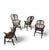 Brown Antique Windsor High Spindle Back Armchairs in Elm Wood, 1800s, Set of 4 For Sale - Image 8 of 16