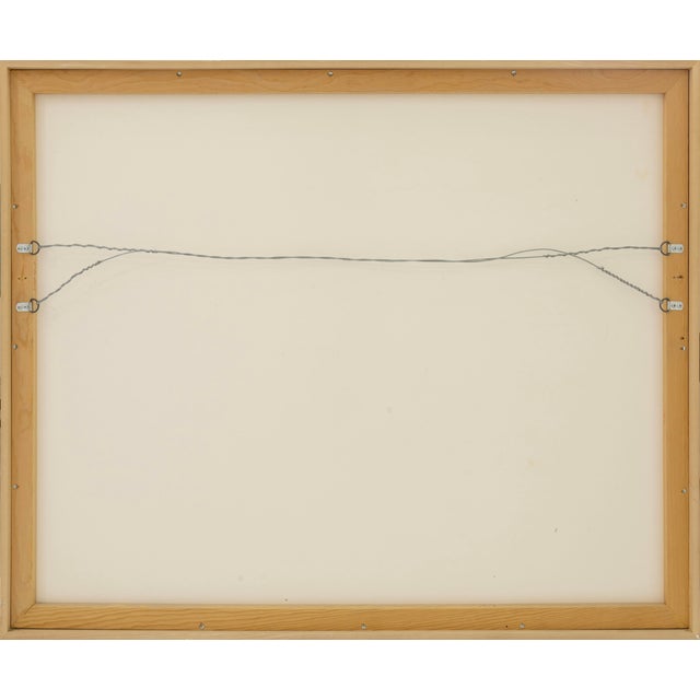 Perez Celis New York 1990 Signed Painting on Paper Abstract Expressionism Framed For Sale In Detroit - Image 6 of 8