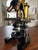 American Early 20th Century Bausch & Lomb Brass Microscope in Original Cabinet For Sale - Image 3 of 18