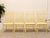 Mid 20th Century Styled After Arthur Umanoff Vintage Yellow Patio Dining Set With Glass Top Table and Four Chairs For Sale - Image 9 of 12