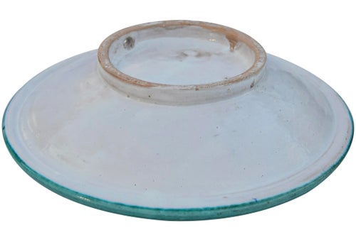 Mid 20th Century Andalusian Colorful Arabesque-Patterned Ceramic Plate