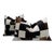 Canvello Set of 2 Genuine Cowhide Leather Decorative Throw Pillow With Feather Down Insert Included For Sale