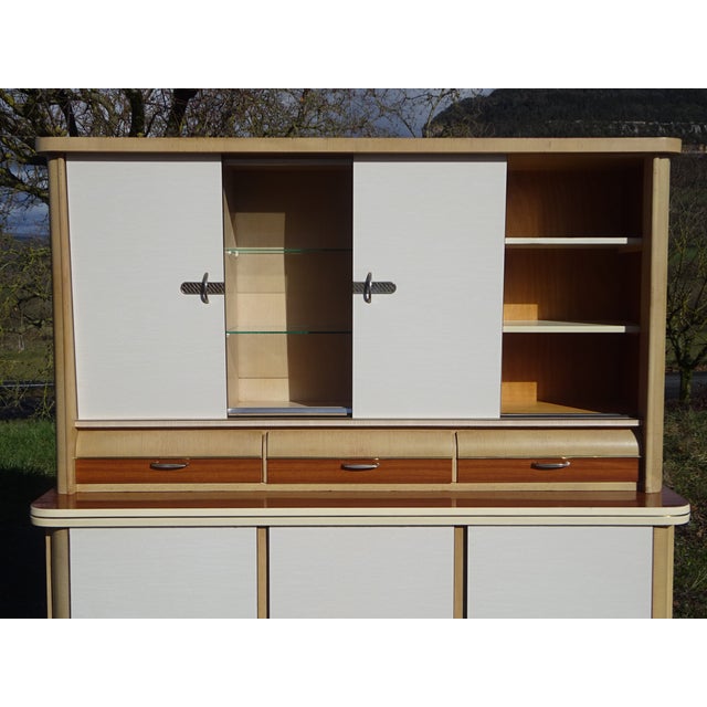 Large Vintage Sideboard in Wood and Formica from Weiler, 1960s For Sale - Image 6 of 18