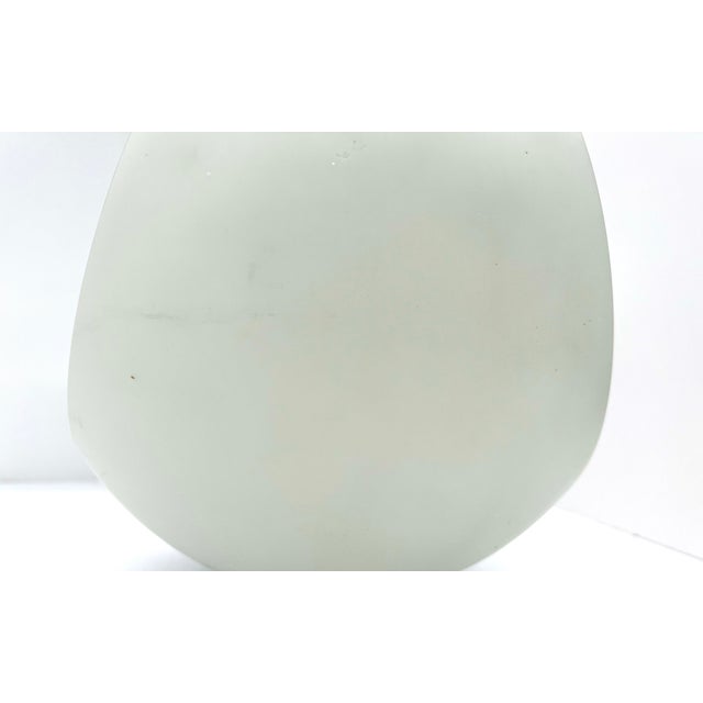 1960s Robert Sonneman Vintage Mid Century Modern Crescent Chrome and Glass 3-Way Table Lamp For Sale In Detroit - Image 6 of 18