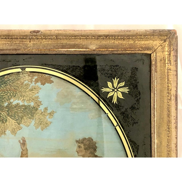 Late 18th-Century Embroidered Depiction of Old Testament Meeting of Isaac and Rebecca at the Well For Sale In San Francisco - Image 6 of 11