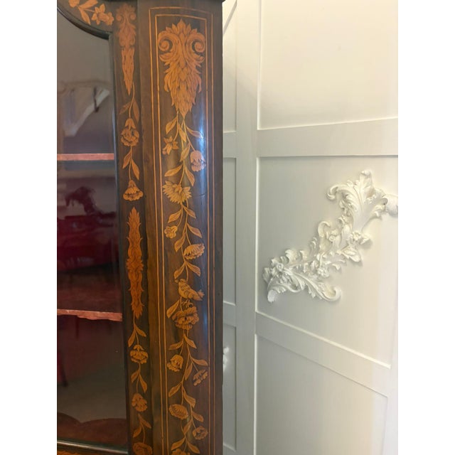 Antique 19th Century Dutch Marquetry Corner Cabinet, 1800s For Sale - Image 3 of 13